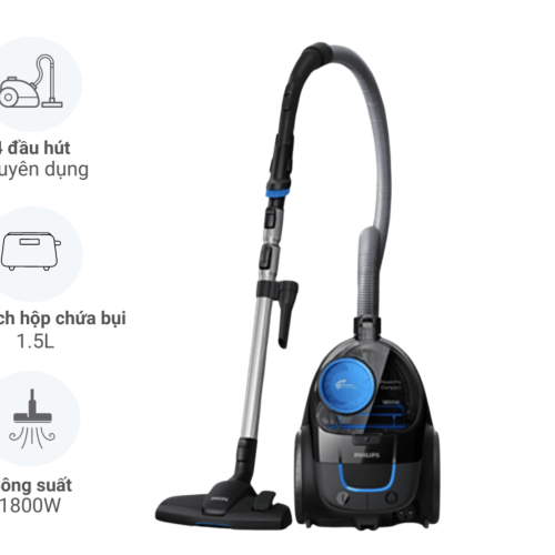 Máy Hút Bụi Dạng Hộp Không Túi Philips FC9350/01