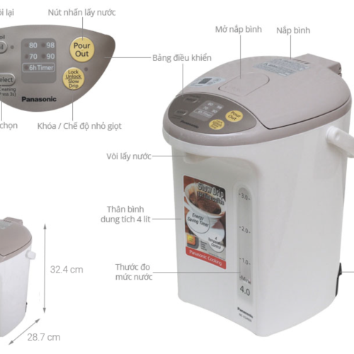 Bình Thủy Điện Panasonic NC-EG4000CSY