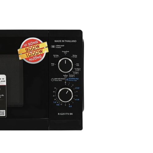 Lò Vi Sóng Có Nướng Sharp R-G251TV-BK 25 Lít