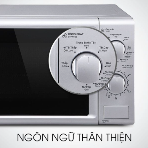 Lò Vi Sóng Có Nướng Sharp R-G227VN-M 20 Lít 800W