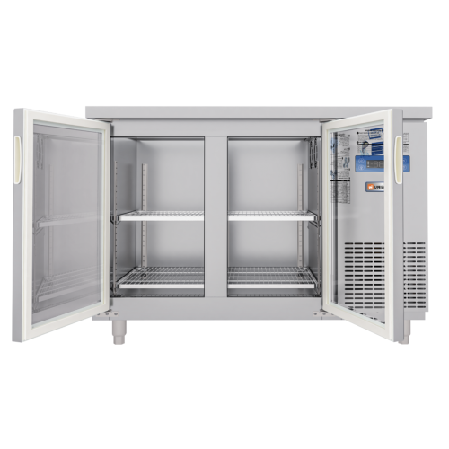 Tủ bàn mát quạt gió Unibar 2 cánh mở kính UB-2MK1575 1500x750x850mm