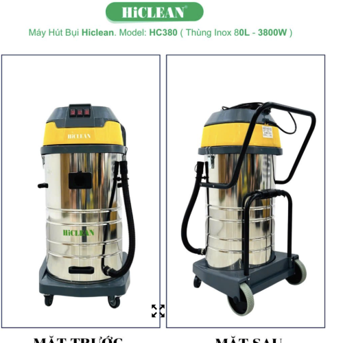 Máy hút bụi công nghiệp HiClean HC380
