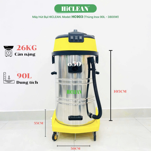 Máy hút bụi công nghiệp HiClean HC 903