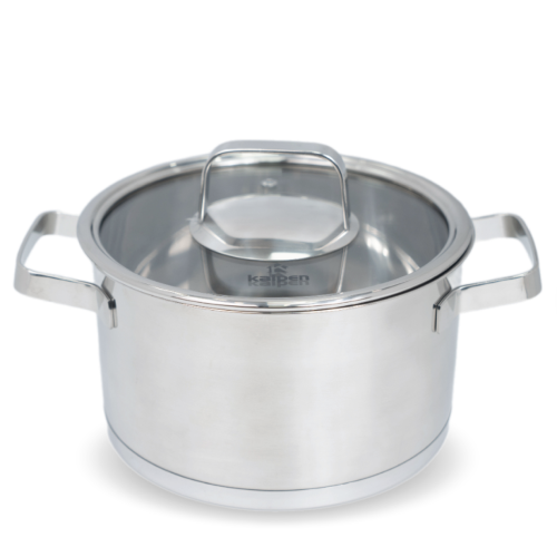 Bộ 3 nồi Inox 5 lớp đáy Kalpen Mendy MD1 16-20-24cm