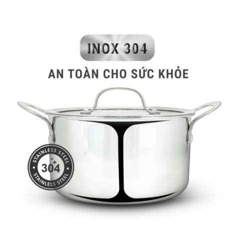 Bộ 3 nồi Inox 304 liền khối Kalpen Kampfer KF1