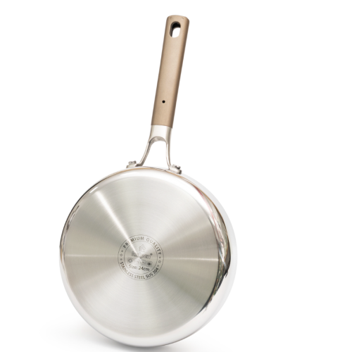 CHẢO INOX 304 LIỀN KHỐI PHỦ TITANIUM KALPEN DAUER TD24
