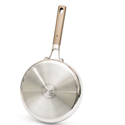 CHẢO INOX 304 LIỀN KHỐI PHỦ TITANIUM KALPEN DAUER TD28