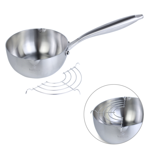 Chảo Inox 304 Liền Khối Miệng Rót Kalpen Lager LG20