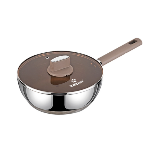 Chảo Inox 304 liền khối phủ Titanium Kalpen Shield TS20