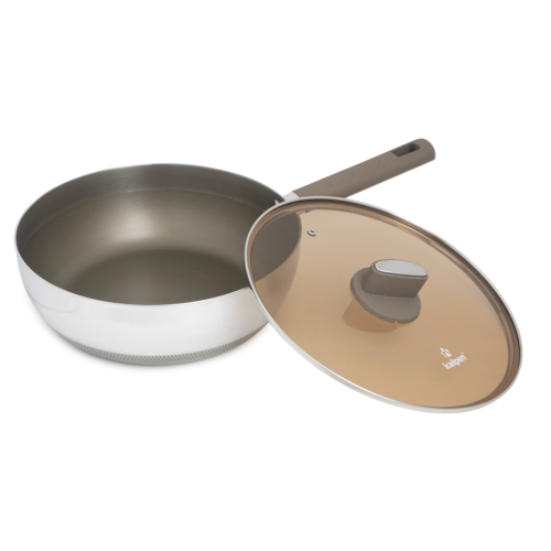 Chảo Inox 304 liền khối phủ Titanium Kalpen Shield TS20