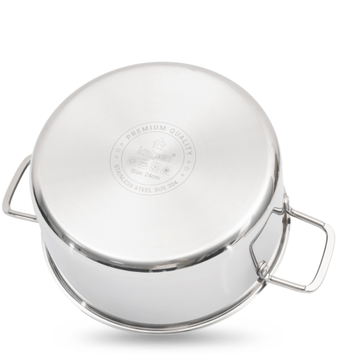 Bộ 3 nồi Inox 304 liền khối Kalpen Schritt SC1 16-20-24cm