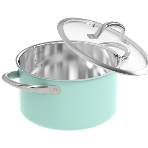 Bộ 2 nồi inox liền đáy Sunhouse Mama SHG702
