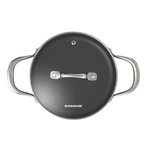 Bộ nồi chảo nhôm chống dính đáy từ Sunhouse SHG8081MB