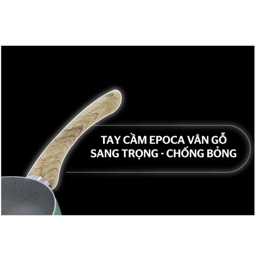 Chảo chống dính vân đá Sunhouse Clover CL18