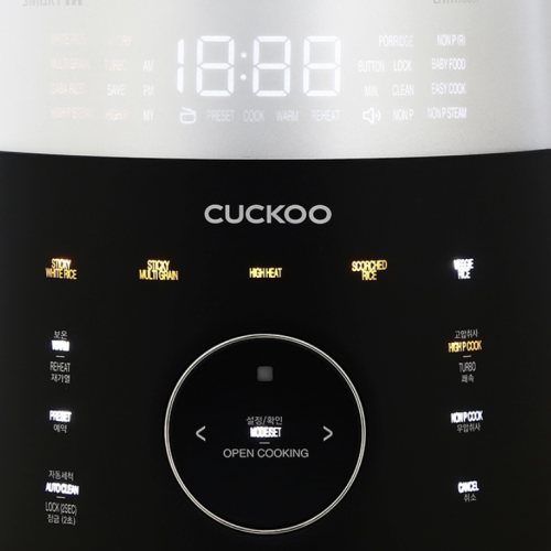 Nồi Cơm Điện Cao Tần Áp Suất Kép Cuckoo CRP-LHTR0609F/BKSI
