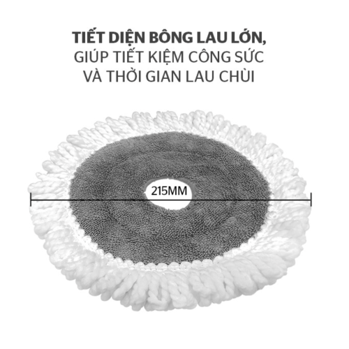 Bông lau nhà xoay 360 độ Sunhouse KS-CO260S