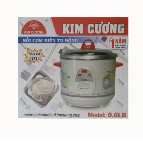 Nồi cơm điện Kim Cương 0.6L
