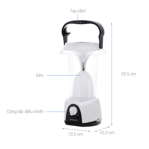 Đèn tích năng lượng mặt trời Sunhouse SHE-6899S