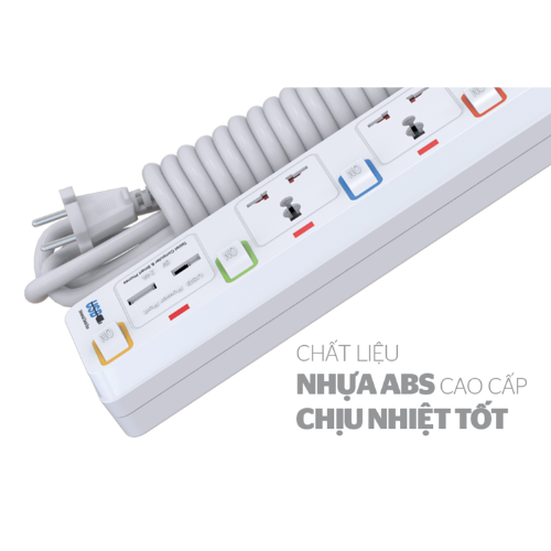 Ổ cắm điện Sunhouse SHE-OC2-3RU