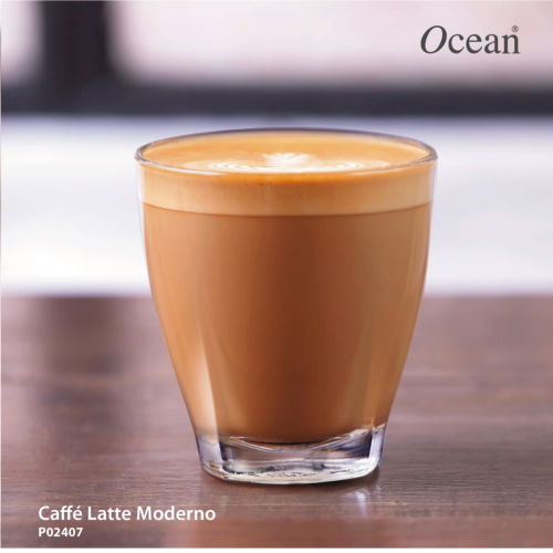 Ly Thủy Tinh Ocean Caffe Latte Moderno P02407 - 280ml Chính Hãng