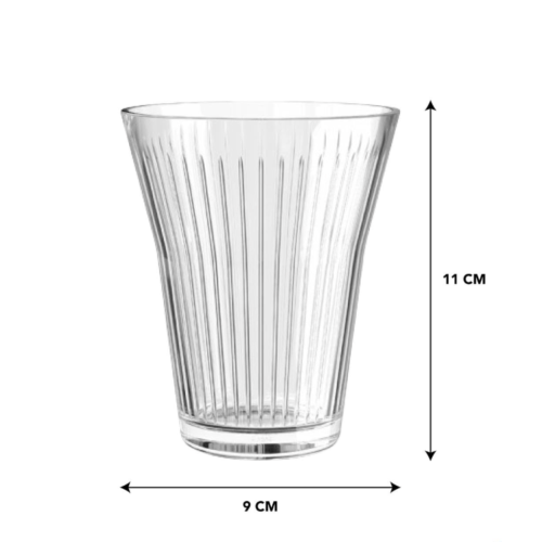 Ly Thủy Tinh Ocean Space Stripe Hi Ball P03862 - 300ml Chính Hãng
