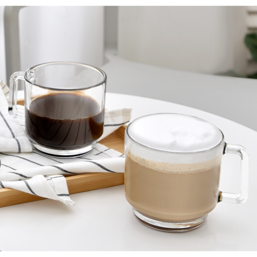 Cốc Thủy Tinh Ocean Stack Noir Coffee Mug P00341 - 485ml Chính Hãng