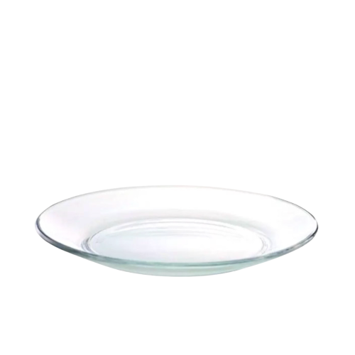 Đĩa Tròn Nông Thủy Tinh Ocean 22cm – P00303 Chính Hãng