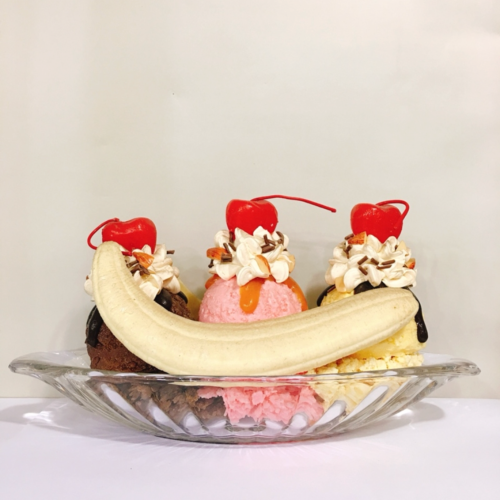 Đĩa Ly Kem Thuyền Thủy Tinh Ocean Delight Banana Split P2616 - 240ml Chính Hãng