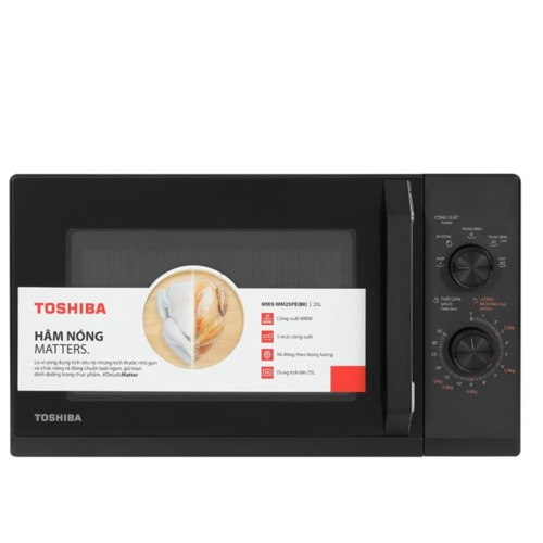 Lò Vi Sóng Cơ Toshiba 25 Lít MW3-MM25PE(BK) – Hàng Chính Hãng Cao Cấp