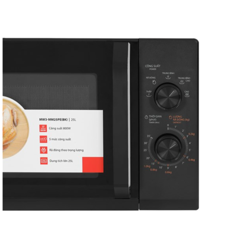 Lò Vi Sóng Cơ Toshiba 25 Lít MW3-MM25PE(BK) – Hàng Chính Hãng Cao Cấp
