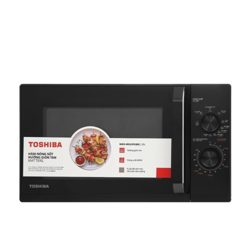 Lò Vi Sóng Có Nướng Cơ Toshiba 25 Lít MW3-MG25PE(BK) – Hàng Chính Hãng Cao Cấp