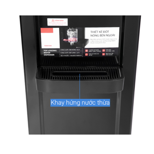Cây Nước Nóng Lạnh Bình Úp Toshiba RWF-W1917TV(K) – Hàng Chính Hãng 3 Vòi Cao Cấp