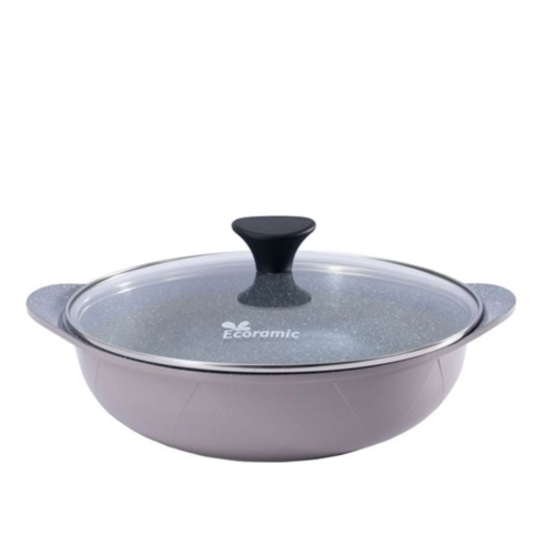 Nồi lẩu chống dính đáy từ Ecoramic ETHW-28IH 28cm