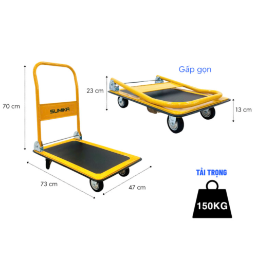 Xe đẩy hàng gấp gọn SUMIKA H150