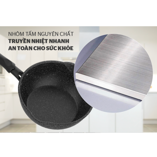 Chảo sâu lòng chống dính đáy từ Sunhouse SHS30MRD