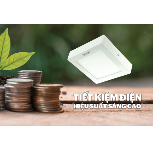 Đèn LED ceiling vuông Sunhouse Spec 12W SHE-LEDCES-12W-S
