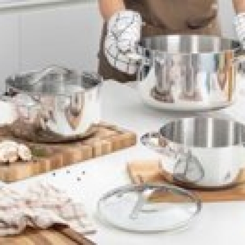 Nồi inox thân đáy liền Tri-Ply Classic Pro Kaiyo 26cm KIC-6612