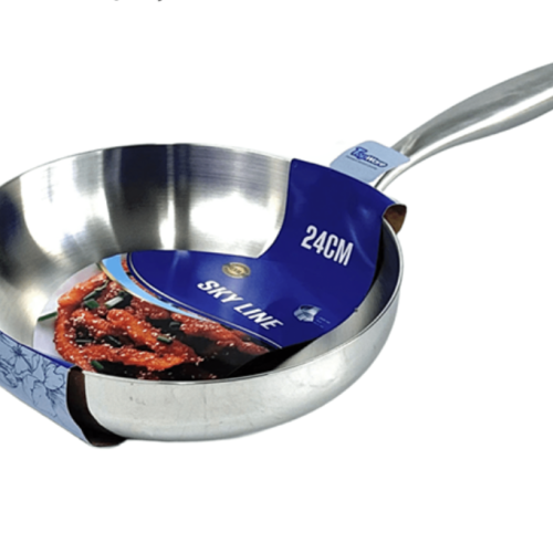 Chảo Cạn Inox Liền Khối 24cm Topware Sky Line