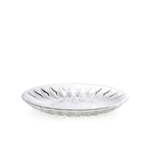 Đĩa Khía Thủy Tinh Ocean Diamond Plate 19cm – P00102 Chính Hãng