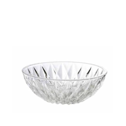 Tô Thủy Tinh Khía Kim Cương Ocean Diamond Bowl P00124 - 20cm Chính Hãng