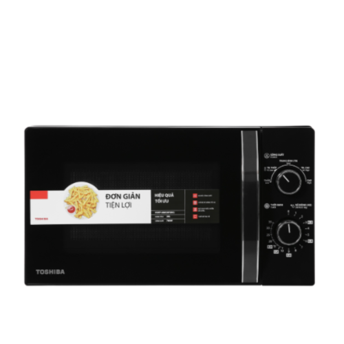 Lò Vi Sóng Cơ Toshiba MW2-MM20P(BK) 20 Lít – Hàng Chính Hãng Phổ Thông Cao Cấp