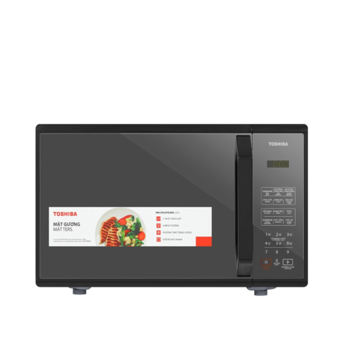 Lò Vi Sóng Điện Tử Toshiba 25 Lít MM-EM25PE(BM) – Hàng Chính Hãng Mặt Kính Tráng Gương