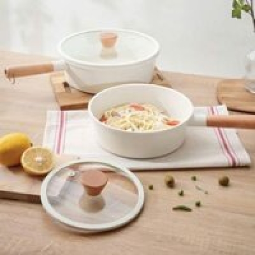Chảo nhôm đúc nguyên khối, thành cao Elegant Kaiyo size 26cm